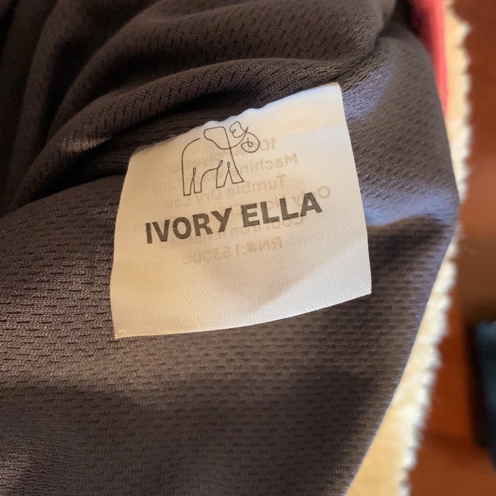 Ivory Ella Sherpa and puffer hooded jacket 1/4 zip Size XL - Picture 9 of 15